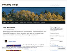 Tablet Screenshot of emusingthings.com